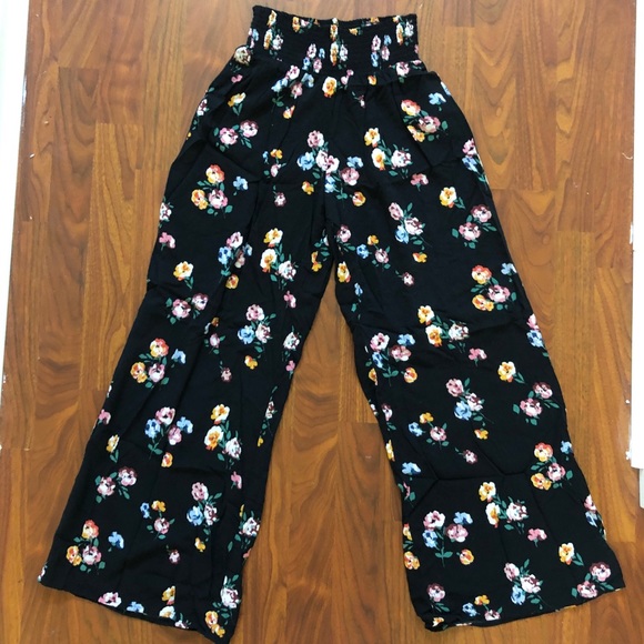Abercrombie & Fitch Pants - A&F Floral Wide Leg Pants